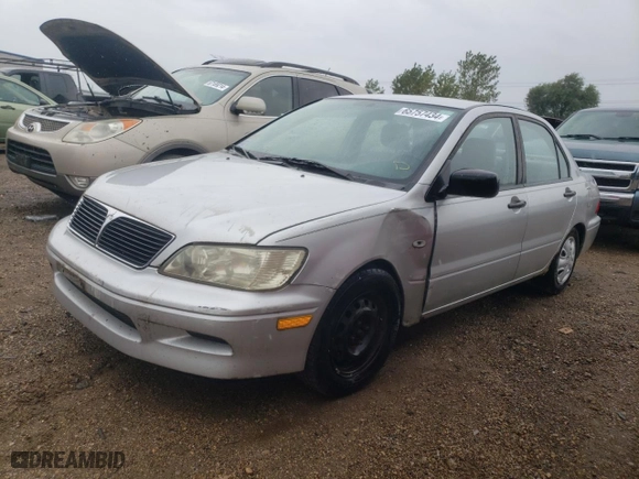 2003 Mitsubishi Lancer ES with VIN JA3AJ26E63U093568, listed as a Copart auction lot 65757434 with 99,906 mi miles and Salvage Title. Bid and sale history available at carsss.com. Image 1.