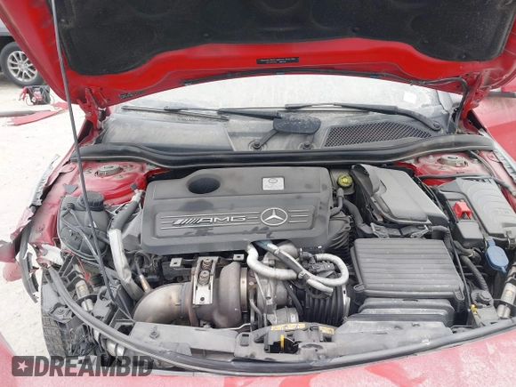 2015 Mercedes-Benz CLA 45 AMG with VIN WDDSJ5CB2FN176601, listed as a IAAI auction lot 41244154 with 129,061 mi miles and . Bid and sale history available at DreamBid. Image 10.