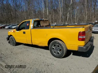2007 Ford F-150 XL with VIN 1FTPF12V57KC93890, listed as a Copart auction lot 48167925 with 0 mi miles and Salvage Title. Bid and sale history available at carsss.com. Image 2.