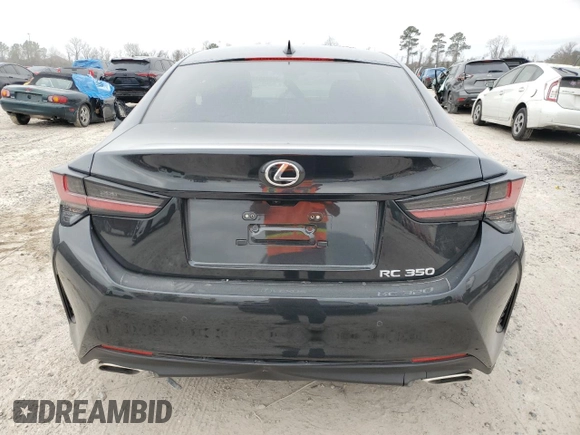 2024 Lexus RC with VIN JTHGZ5BC6R5027517, listed as a Copart auction lot 43978545 with 3,788 mi miles and Salvage Title. Bid and sale history available at carsss.com. Image 6.