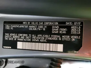 2018 Volvo S60 Inscription z VIN LYV402TK5JB167307, wystawiony jako Copart lot #53399735 z przebiegiem 60 749 mil mil oraz Szkoda całkowita • Salvage title. Historia ofert i sprzedaży dostępna na DreamBid. Obrazek 13.