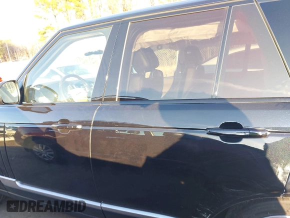 2017 Land Rover Range Rover with VIN SALGS2FE9HA362205, listed as a IAAI auction lot 41494558 with 75,291 mi miles and . Bid and sale history available at DreamBid. Image 13.