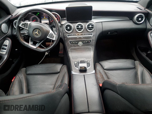 2016 Mercedes-Benz C 450 AMG with VIN 55SWF6EBXGU141562, listed as a Copart auction lot 52255705 with Not Provided miles and Clean Title. Bid and sale history available at carsss.com. Image 8.