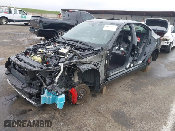 2018 Infiniti Q50 RED SPORT 400 with VIN JN1FV7AR2JM480461, listed as a IAAI auction lot 41731505 with Not Provided miles. Bid and sale history available at carsss.com. Image 2.