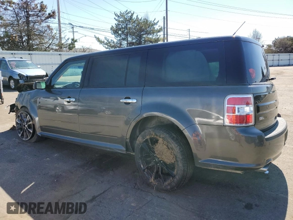 2017 Ford Flex SEL with VIN 2FMGK5C85HBA13680, listed as a Copart auction lot 49244985 with 138,825 mi miles and Salvage Title. Bid and sale history available at carsss.com. Image 2.
