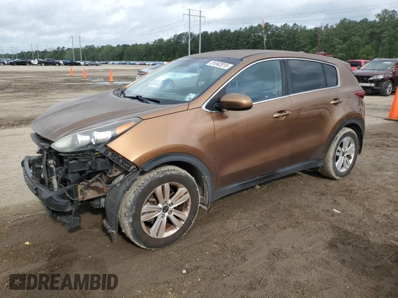 2018 Kia Sportage LX with VIN KNDPM3AC3J7474000, listed as a Copart auction lot 51042015 with 207,148 mi miles and Salvage Title. Bid and sale history available at DreamBid. Image 1.