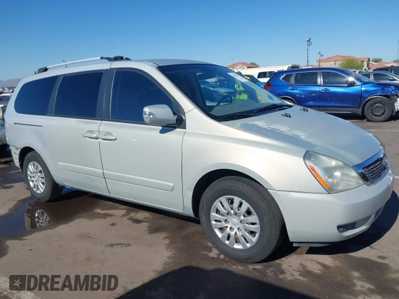 2012 Kia Sedona LX with VIN KNDMG4C71C6494271, listed as a IAAI auction lot 42194375 with 96,404 mi miles and . Bid and sale history available at DreamBid. Image 1.