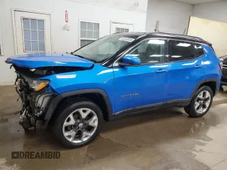 2018 Jeep Compass Limited z VIN 3C4NJDCB3JT365428, wystawiony jako Copart lot #55043055 z przebiegiem 68 196 mil mil oraz Czysty tytuł • Clean title. Historia ofert i sprzedaży dostępna na DreamBid. Obrazek 1.