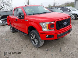 2020 Ford F-150 XL with VIN 1FTFX1E55LFC65210, listed as a IAAI auction lot 41907879 with 50,355 mi miles. Bid and sale history available at carsss.com. Image 1.