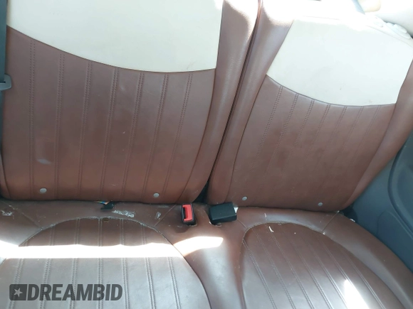 2013 FIAT 500 Lounge with VIN 3C3CFFER4DT512749, listed as a IAAI auction lot 42063224 with 186,157 mi miles and . Bid and sale history available at DreamBid. Image 8.