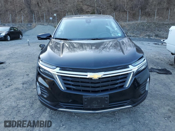 2023 Chevrolet Equinox LT with VIN 3GNAXUEG4PL258314, listed as a Copart auction lot 52106345 with 19,358 mi miles and Salvage Title. Bid and sale history available at DreamBid. Image 5.
