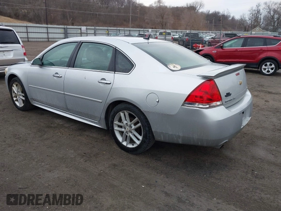 2014 Chevrolet Impala LTZ with VIN 2G1WC5E36E1125283, listed as a IAAI auction lot 41672856 with 150,361 mi miles and . Bid and sale history available at DreamBid. Image 3.