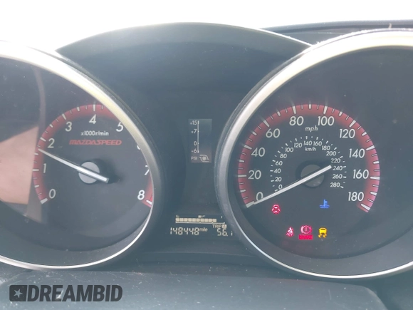 2013 Mazda 3 Mazdaspeed3 Touring with VIN JM1BL1L49D1785851, listed as a IAAI auction lot 41691825 with 148,448 mi miles and . Bid and sale history available at DreamBid. Image 7.