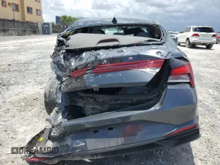 2023 Hyundai Elantra SEL with VIN 5NPLM4AG3PH094666, listed as a Copart auction lot 60525395 with 80,518 mi miles and Salvage title. Bid and sale history available at DreamBid. Image 6.