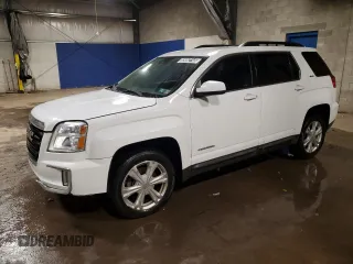 2017 GMC Terrain SLE z VIN 2GKALNEK0H6306674, wystawiony jako Copart lot #55662145 z przebiegiem 130 375 mil mil oraz Czysty tytuł • Clean title. Historia ofert i sprzedaży dostępna na DreamBid. Obrazek 1.