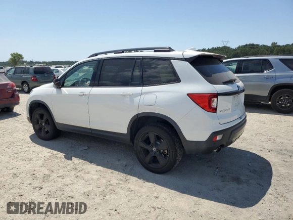 2021 Honda Passport Elite with VIN 5FNYF8H03MB007617, listed as a Copart auction lot 63036345 with 21,757 mi miles and Salvage title. Bid and sale history available at DreamBid. Image 2.