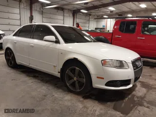 2008 Audi A4 2.0T with VIN WAUDF78E08A139721, listed as a IAAI auction lot 41272673 with 133,824 mi miles. Bid and sale history available at carsss.com. Image 1.