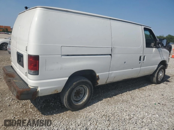 2010 Ford Econoline Cargo Commercial z VIN 1FTNE1EW7ADA66467, wystawiony jako Copart lot #59238055 z przebiegiem Nie podano mil oraz Czysty tytuł • Clean title. Historia ofert i sprzedaży dostępna na DreamBid. Obrazek 3.