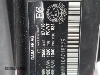 2019 Mercedes-Benz CLS with VIN WDD2J6BB1KA018579, listed as a Copart auction lot 41728825 with 133,687 mi miles and Clean Title. Bid and sale history available at carsss.com. Image 12.
