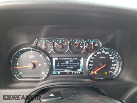 2017 Chevrolet Tahoe LT with VIN 1GNSKBKC7HR161997, listed as a Copart auction lot 44857395 with 142,345 mi miles and Salvage Title. Bid and sale history available at DreamBid. Image 9.
