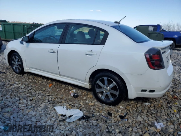 2012 Nissan Sentra 2.0 with VIN 3N1AB6AP8CL689048, listed as a Copart auction lot 52586615 with 159,426 mi miles and Salvage title. Bid and sale history available at DreamBid. Image 2.