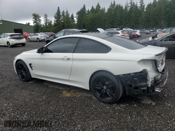 2017 BMW 4 Series 430i xDrive with VIN WBA4R9C39HK879013, listed as a Copart auction lot 61182725 with 102,448 mi miles and Salvage title. Bid and sale history available at DreamBid. Image 2.