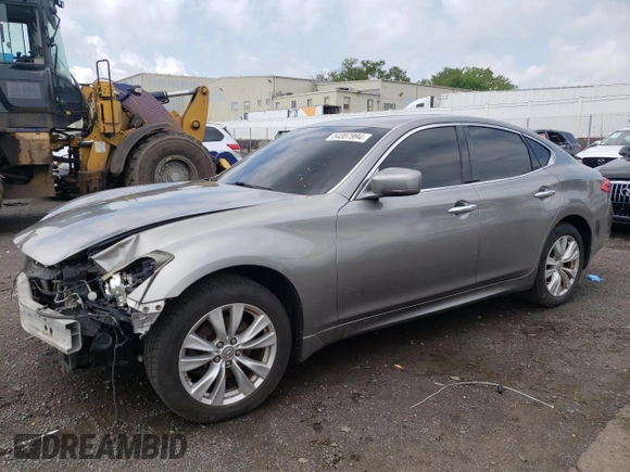 2011 Infiniti M37 with VIN JN1BY1AR1BM370358, listed as a Copart auction lot 54007994 with 0 mi miles and Salvage Title. Bid and sale history available at carsss.com. Image 1.