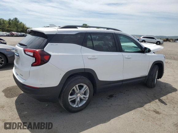 2022 GMC Terrain SLE z VIN 3GKALTEV3NL265091, wystawiony jako Copart lot #54828235 z przebiegiem 34 259 mil mil oraz Szkoda całkowita • Salvage title. Historia ofert i sprzedaży dostępna na DreamBid. Obrazek 3.