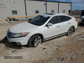 2013 Honda Crosstour EX z VIN 5J6TF1H35DL001174, wystawiony jako Copart lot #47073925 z przebiegiem Nie podano mil oraz Szkoda całkowita • Salvage title. Historia ofert i sprzedaży dostępna na DreamBid. Obrazek 1.