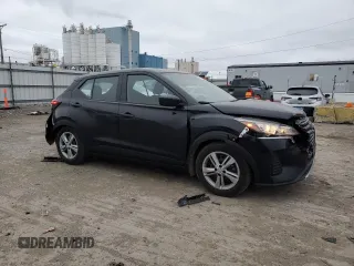2024 Nissan Kicks S with VIN 3N1CP5BV8RL558261, listed as a Copart auction lot 41399465 with 4,132 mi miles and Salvage Title. Bid and sale history available at DreamBid. Image 4.