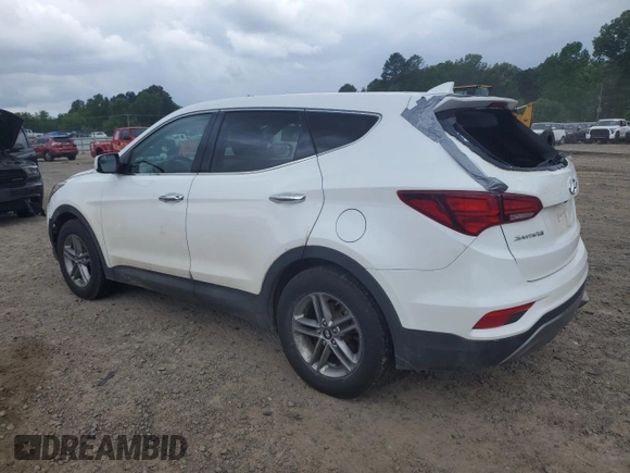 2017 Hyundai Santa Fe 2.4L z VIN 5XYZTDLB8HG429461, wystawiony jako Copart lot #53668375 z przebiegiem 97 447 mil mil oraz Czysty tytuł • Clean title. Historia ofert i sprzedaży dostępna na DreamBid. Obrazek 2.