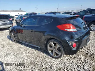 2015 Hyundai Veloster Turbo with VIN KMHTC6AE9FU217724, listed as a Copart auction lot 49740814 with 125,625 mi miles and Clean Title. Bid and sale history available at carsss.com. Image 2.
