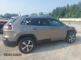 2019 Jeep Cherokee Limited with VIN 1C4PJMDX1KD270733, listed as a Copart auction lot 64125345 with 105,840 mi miles and Salvage title. Bid and sale history available at DreamBid. Image 3.
