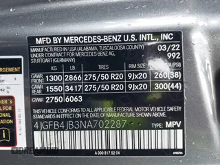2022 Mercedes-Benz GLE 350 z VIN 4JGFB4JB3NA702287, wystawiony jako IAAI lot #41576616 z przebiegiem 29 410 mil mil oraz . Historia ofert i sprzedaży dostępna na DreamBid. Obrazek 9.