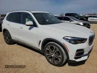2022 BMW X5 sDrive40i with VIN 5UXCR4C0XN9K57058, listed as a Copart auction lot 46687245 with 9,347 mi miles and Salvage Title. Bid and sale history available at carsss.com. Image 4.
