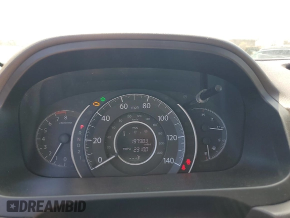 2013 Honda CR-V EX-L with VIN 5J6RM4H76DL048170, listed as a Copart auction lot 53349535 with 197,983 mi miles and Salvage Title. Bid and sale history available at carsss.com. Image 9.