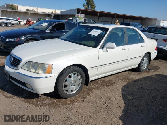 2003 Acura RL w/Navigation System with VIN JH4KA96693C000456, listed as a IAAI auction lot 41993013 with 190,892 mi miles. Bid and sale history available at carsss.com. Image 2.