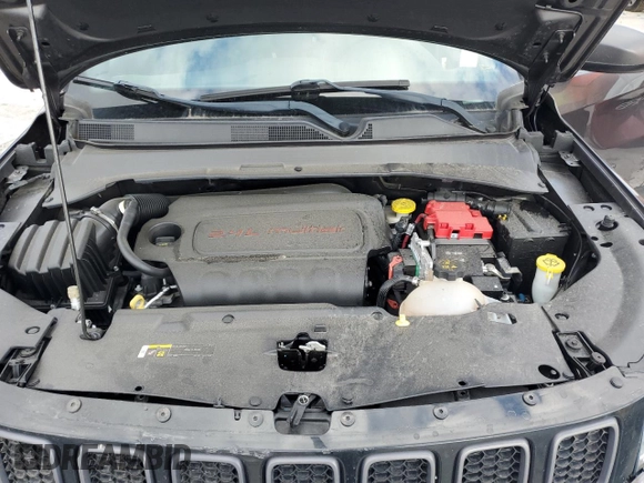2021 Jeep Compass 80th Anniversary with VIN 3C4NJCEB9MT563622, listed as a Copart auction lot 45379235 with 45,790 mi miles and Non Repairable. Bid and sale history available at carsss.com. Image 12.