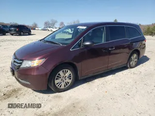 2014 Honda Odyssey LX with VIN 5FNRL5H25EB125991, listed as a Copart auction lot 54273515 with 164,836 mi miles and Clean Title. Bid and sale history available at carsss.com. Image 1.