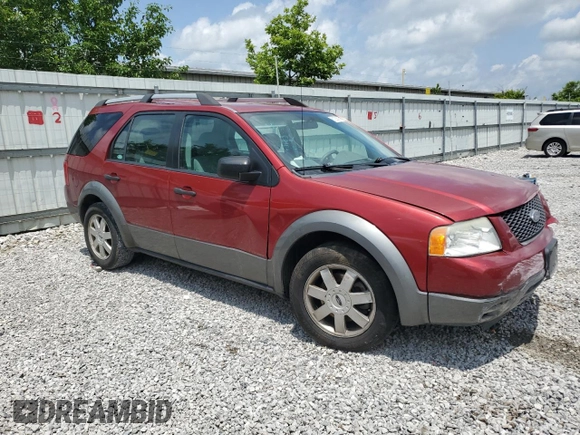 2005 Ford Freestyle SE with VIN 1FMZK01135GA02649, listed as a Copart auction lot 61283605 with 218,219 mi miles and Salvage title. Bid and sale history available at DreamBid. Image 4.