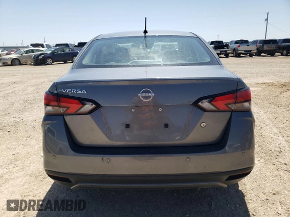 2024 Nissan Versa S with VIN 3N1CN8DV4RL817073, listed as a Copart auction lot 52411865 with 34,464 mi miles and Salvage Title. Bid and sale history available at carsss.com. Image 6.