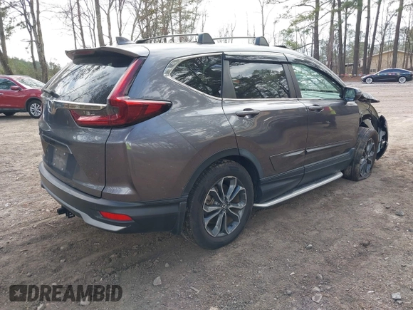 2021 Honda CR-V EX-L with VIN 5J6RW1H87MA000156, listed as a IAAI auction lot 41838439 with 47,009 mi miles and . Bid and sale history available at DreamBid. Image 4.