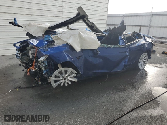 2022 Tesla Model 3 Long Range with VIN 5YJ3E1EB3NF144651, listed as a Copart auction lot 45053625 with 0 mi miles and Non Repairable. Bid and sale history available at carsss.com. Image 1.