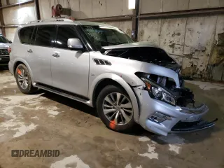 2017 Infiniti QX80 with VIN JN8AZ2NE3H9154840, listed as a Copart auction lot 37510004 with 0 mi miles. Bid and sale history available at carsss.com. Image 4.