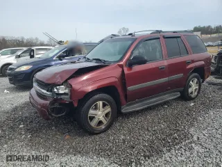 2005 Chevrolet TrailBlazer LS with VIN 1GNDS13S352157829, listed as a Copart auction lot 47633025 with 126,082 mi miles and Salvage Title. Bid and sale history available at carsss.com. Image 1.