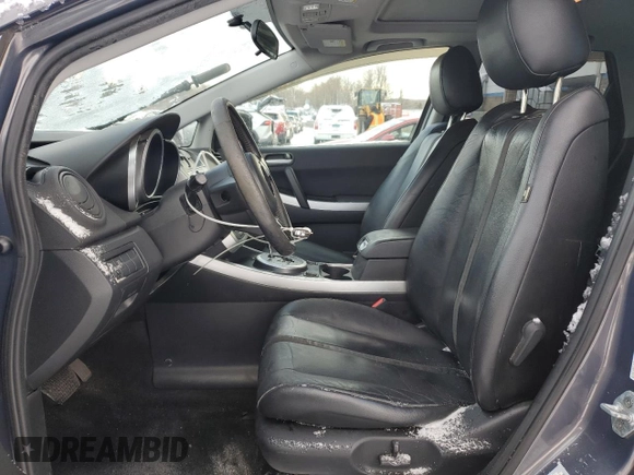 2007 Mazda CX-7 Sport with VIN JM3ER29L970146144, listed as a Copart auction lot 89324245 with 148,813 mi miles and Salvage Title. Bid and sale history available at carsss.com. Image 7.