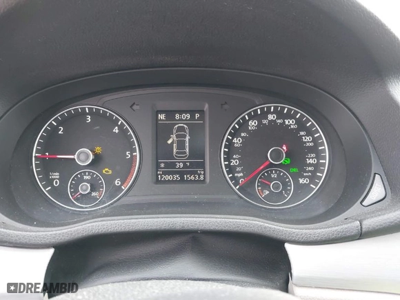 2013 Volkswagen Passat TDI SE w/Sunroof with VIN 1VWBN7A38DC094898, listed as a IAAI auction lot 41709347 with 120,035 mi miles. Bid and sale history available at carsss.com. Image 7.