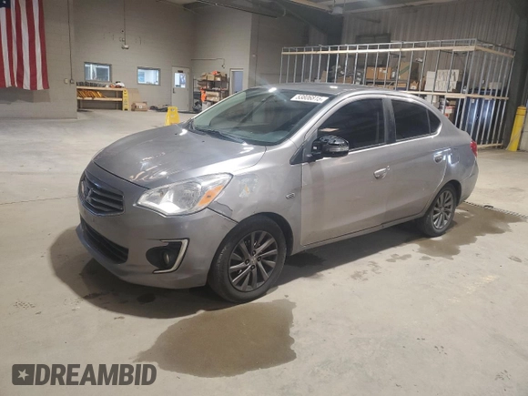 2017 Mitsubishi Mirage SE with VIN ML32F4FJ0HHF20197, listed as a Copart auction lot 53806815 with 125,063 mi miles and Clean title. Bid and sale history available at DreamBid. Image 1.