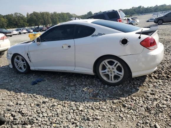 2006 Hyundai Tiburon GT with VIN KMHHN65F56U213172, listed as a Copart auction lot 75211144 with 199,754 mi miles and Salvage Title. Bid and sale history available at carsss.com. Image 2.