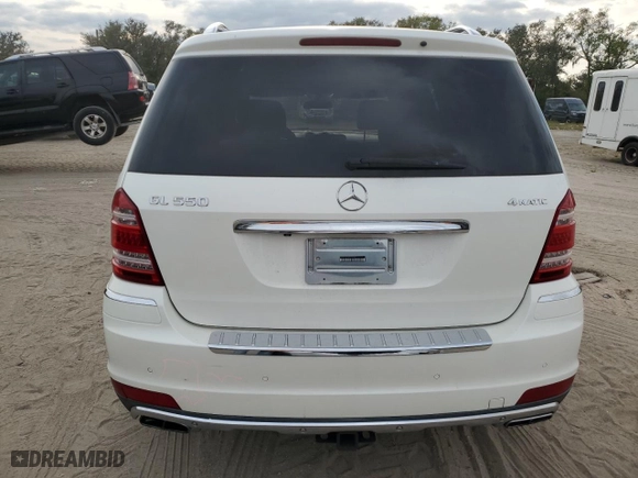 2011 Mercedes-Benz GL-Class GL 550 with VIN 4JGBF8GE5BA715551, listed as a Copart auction lot 81619884 with 140,577 mi miles and Salvage Title. Bid and sale history available at carsss.com. Image 6.